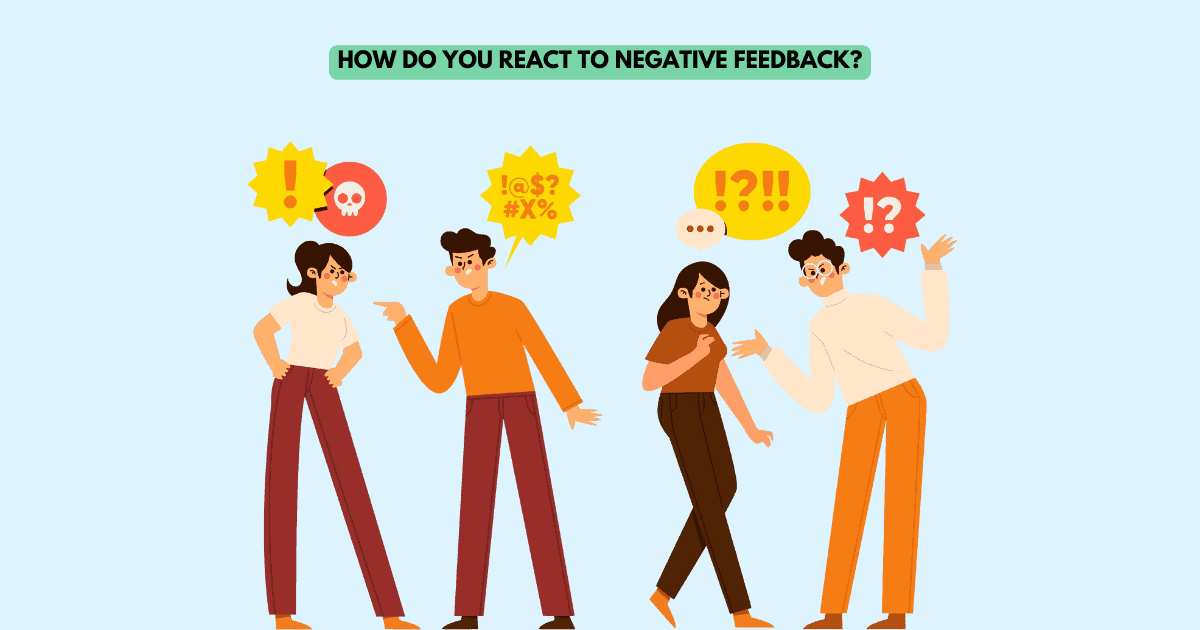 Positive feedback from your team is essential for your well-being while negative feedback from them is critical to your growth. Learn to handle negative feedback well.