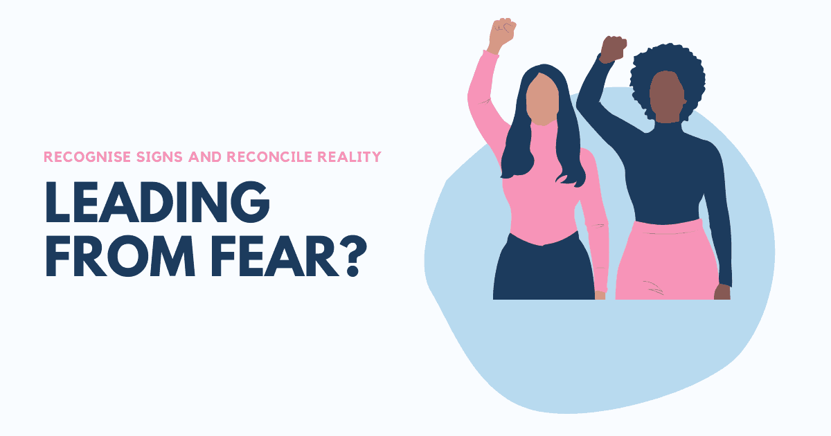 In fear based leadership, leading from fear can create a toxic culture in which people play safe, avoid mistakes and lay low in effect creating an organisation that does not grow due to mediocre performance and unrealised potential